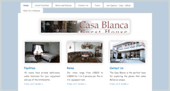 Desktop Screenshot of casablancaguesthouse.com